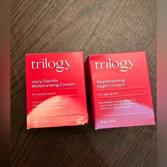 Brand new Trilogy Very Gentle Moisturizing Cream and Replenishing Night Cream - Picture 1 of 9